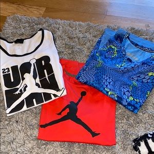 3 Air Jordan Shirts